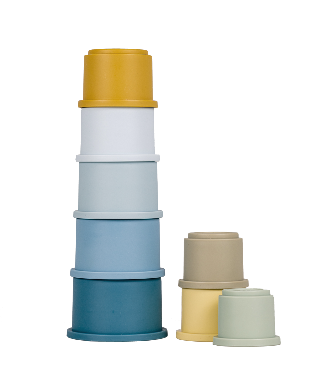 Little Dutch Stacking Cups Blue