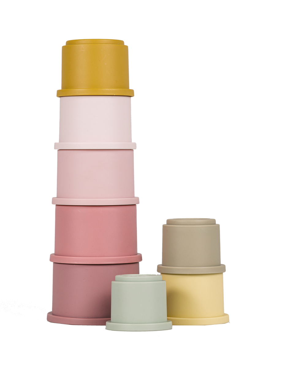 Little Dutch Stacking Cups Pink