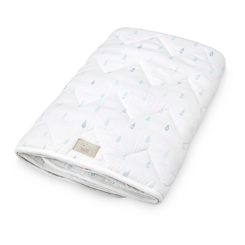 Cam Cam Baby Blanket - Blue Raindrops