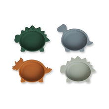 Liewood Iggy Silicone Bowls 4 pack - Dino Mix