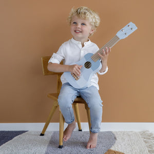 Little Dutch Wooden Guitar Blue