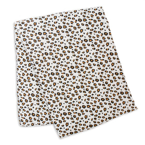 Lulujo Bamboo Swaddle Blanket - Leopard
