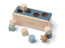 Liewood Midas Puzzle Box - Geo Whale Blue