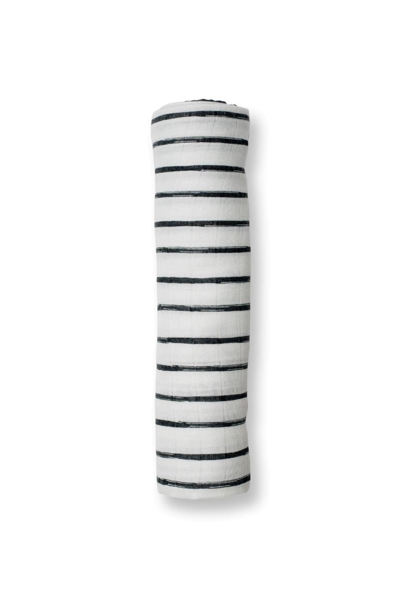 Lulujo Bamboo Swaddle Blanket - Stripe