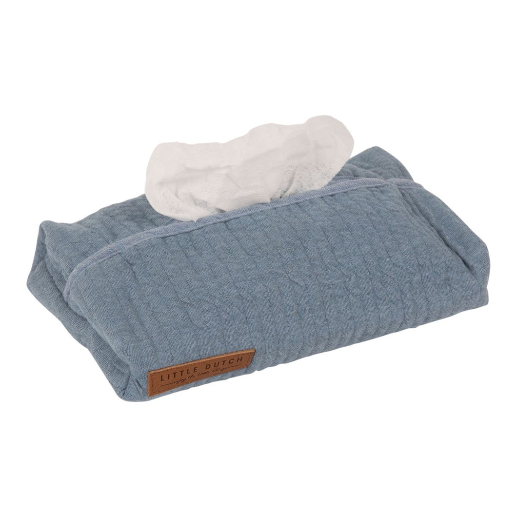 Little Dutch Baby Wipes Cover - Pure Blue